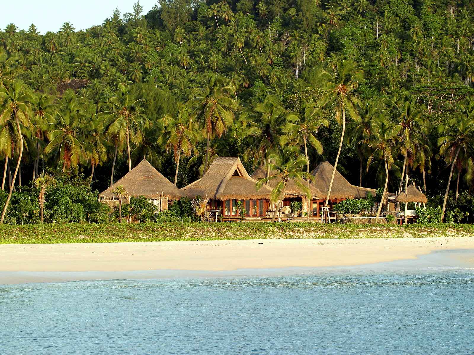 North Island: Villa vom Meer aus North Island: Villa vom Meer aus