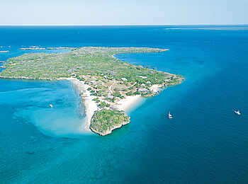 Azura Quilalea: Quilalea Island aus der Luft Azura Quilalea: Quilalea Island aus der Luft