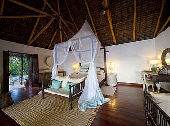 Azura Quilalea: Schlafzimmer in der Villa Quilalea Azura Quilalea: Schlafzimmer in der Villa Quilalea