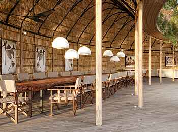 Xugana Island Lodge: Das Restaurant Xugana Island Lodge: Das Restaurant