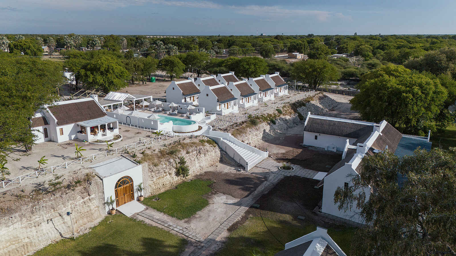Grays Eden: Hotel aus der Vogelperspektive Grays Eden: Hotel aus der Vogelperspektive