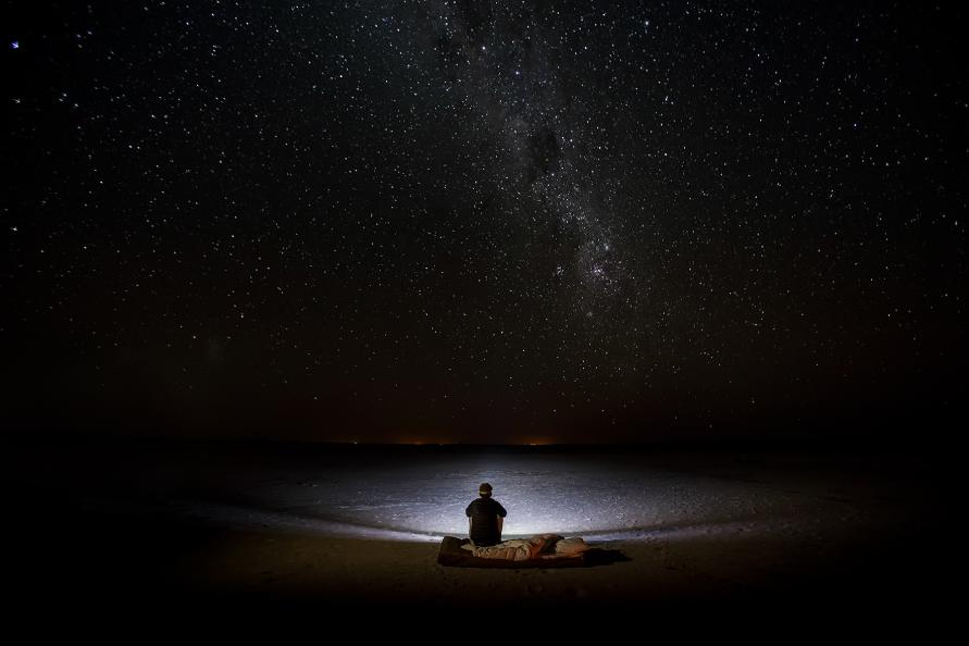 Kubu Island bei Nacht Kubu Island bei Nacht