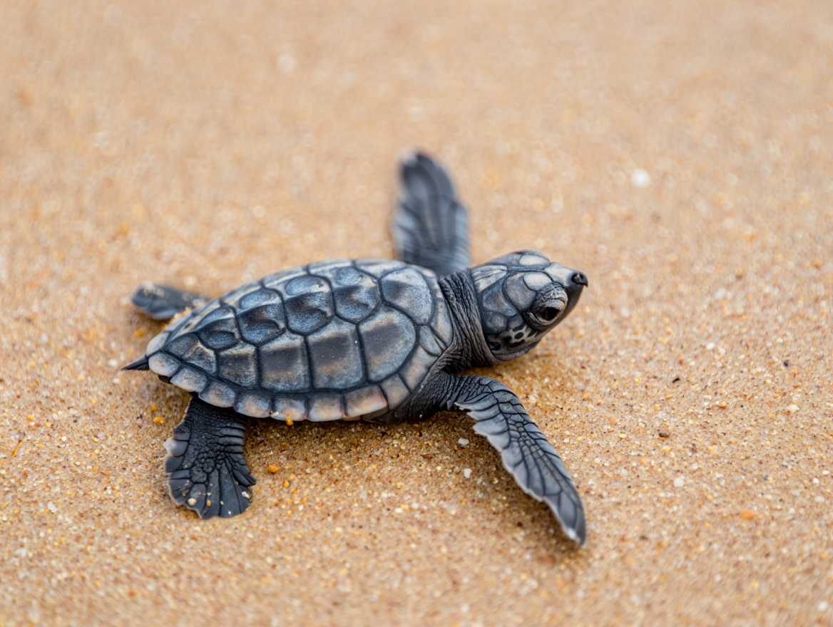 Nyanga Lodge: kleine Schildkröte