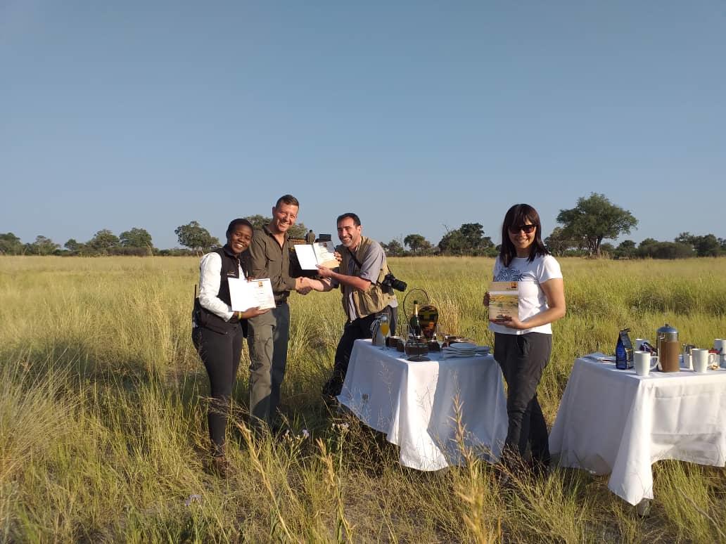 Camp Kuzuma, Hideaways, Kazuma Forest Reserve, Aktivitäten, Ballonfahrertaufe, Heißluftballon, Heißluftballonfahrt, Afrikarma, Afrikarma Safaris, Afrikarma Safaris - Wildnis. Hautnah., Afrikarma.de