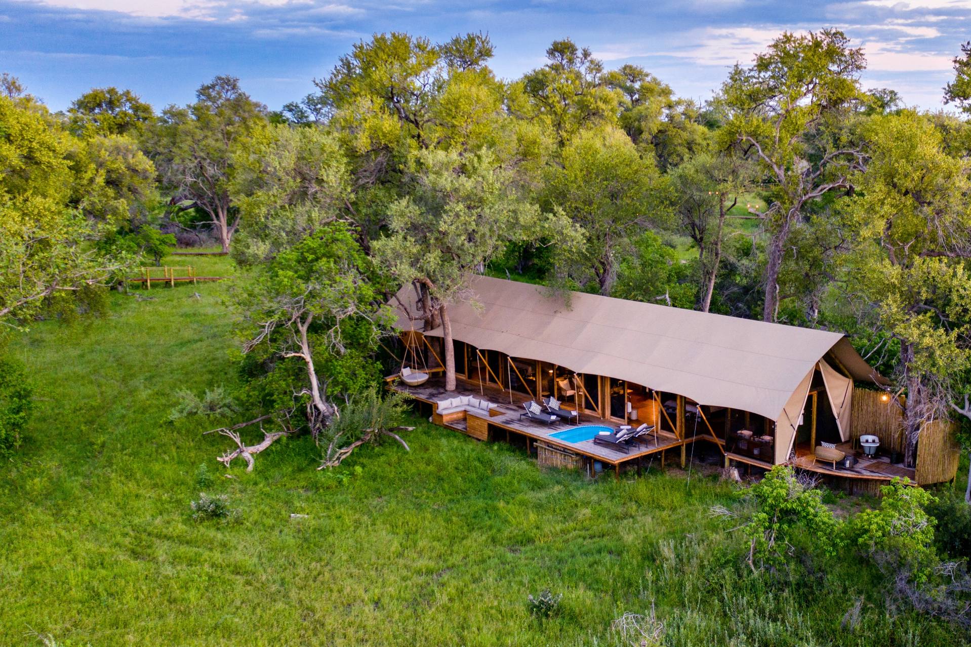 Tuludi Camp: Ansicht Familienzelt