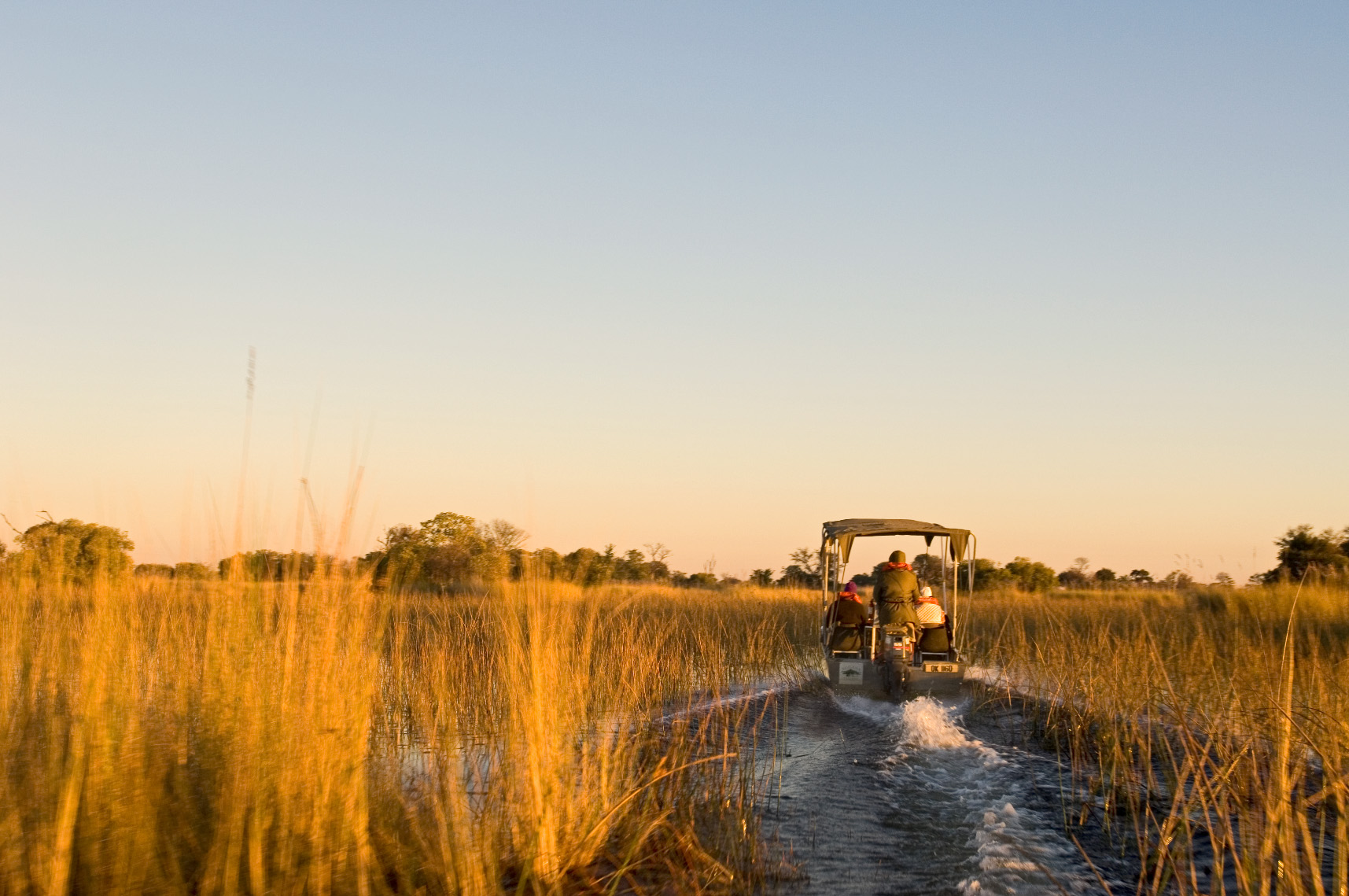 Camp Okavango: Motorbootausflug