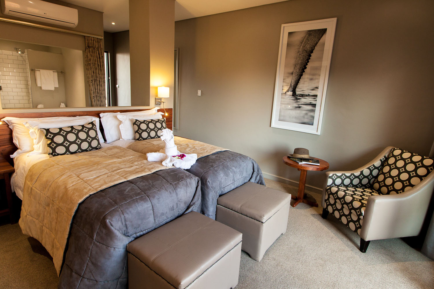 Chobe Bush Lodge: Chalet von innen