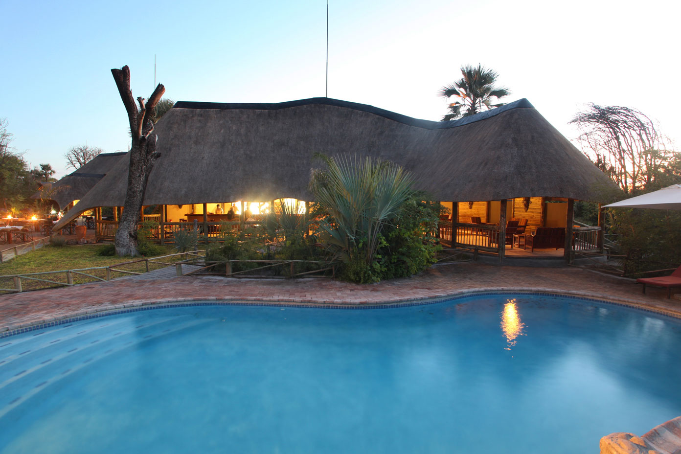 Kalahari, Nata, Nata Bird Sanctuary, Nata Lodge, Under One Botswana Sky, Pool, Makgadikgadi-Senke