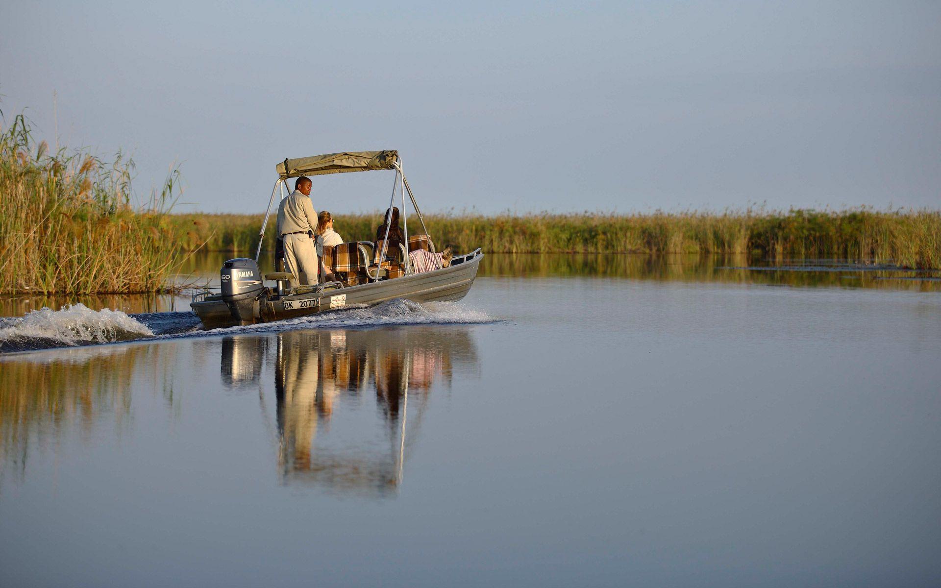 Nxabega Okavango Tented Camp: Bootsfahrt