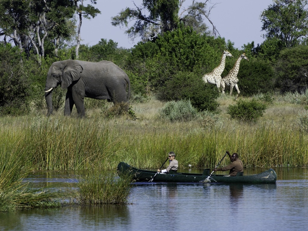 Botswana, Kanufahrt, Linyanti Konzession, NG 15, Savuti Camp, Wilderness Safaris