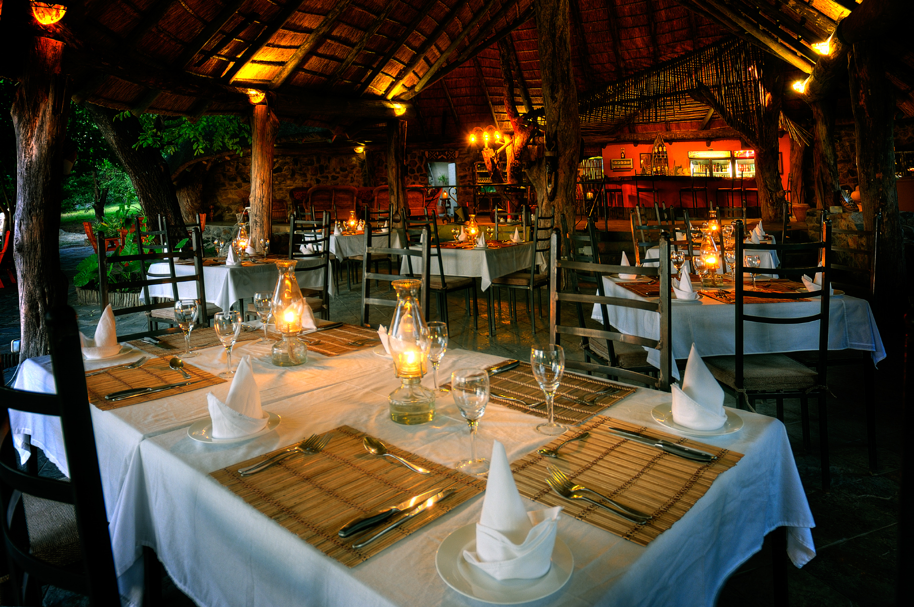 Maun, Okavango-Delta, Restaurant, Thamalakane River Lodge
