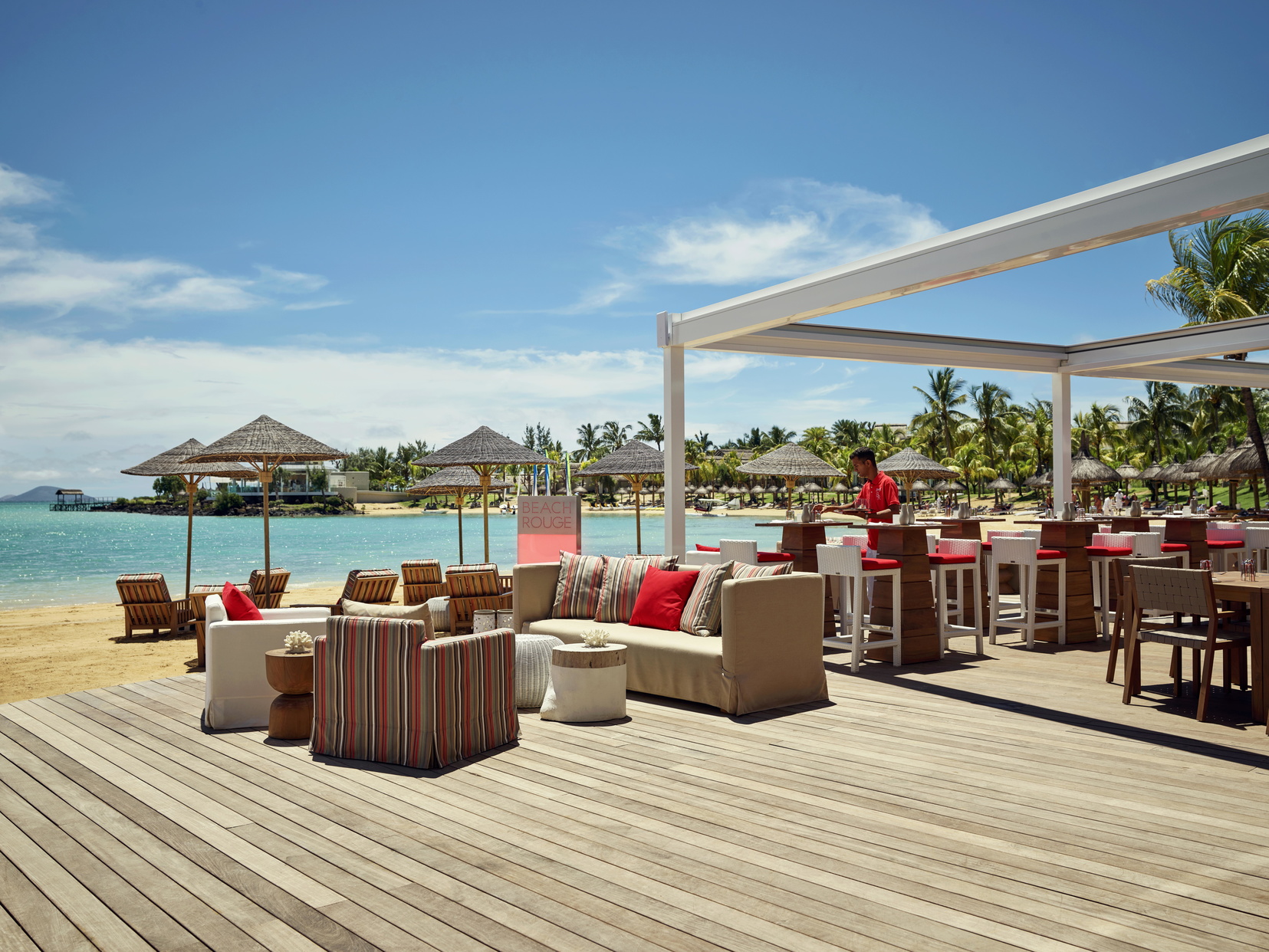 LUX Grand Gaube: Terrasse