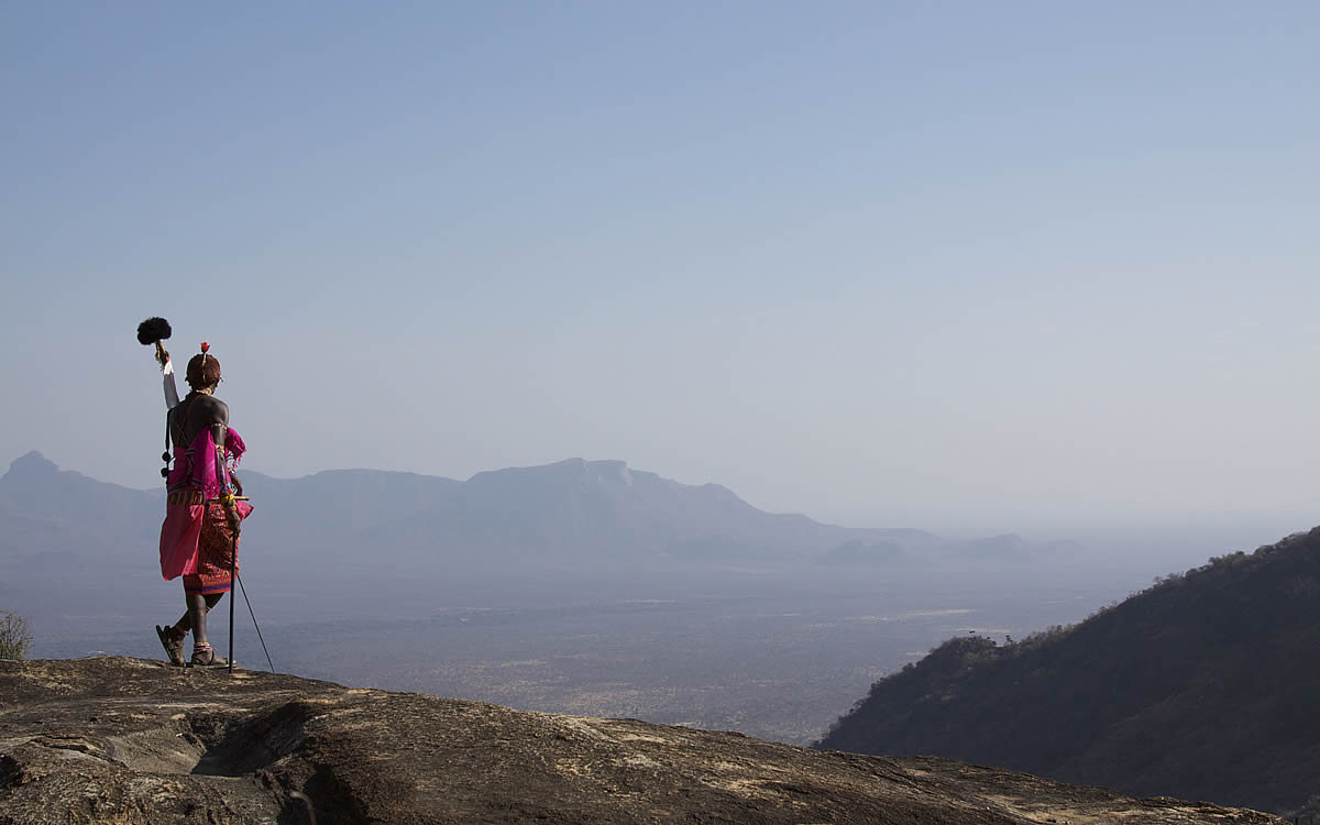 Namunyak Conservancy, Samburu, Sarara, Sarara Tree, Mathews Mountain Range, Singing Wells, Blick, Panorama, Afrikarma, Afrikarma Safaris, Afrikarma Safaris - Wildnis. Hautnah., Afrikarma.de