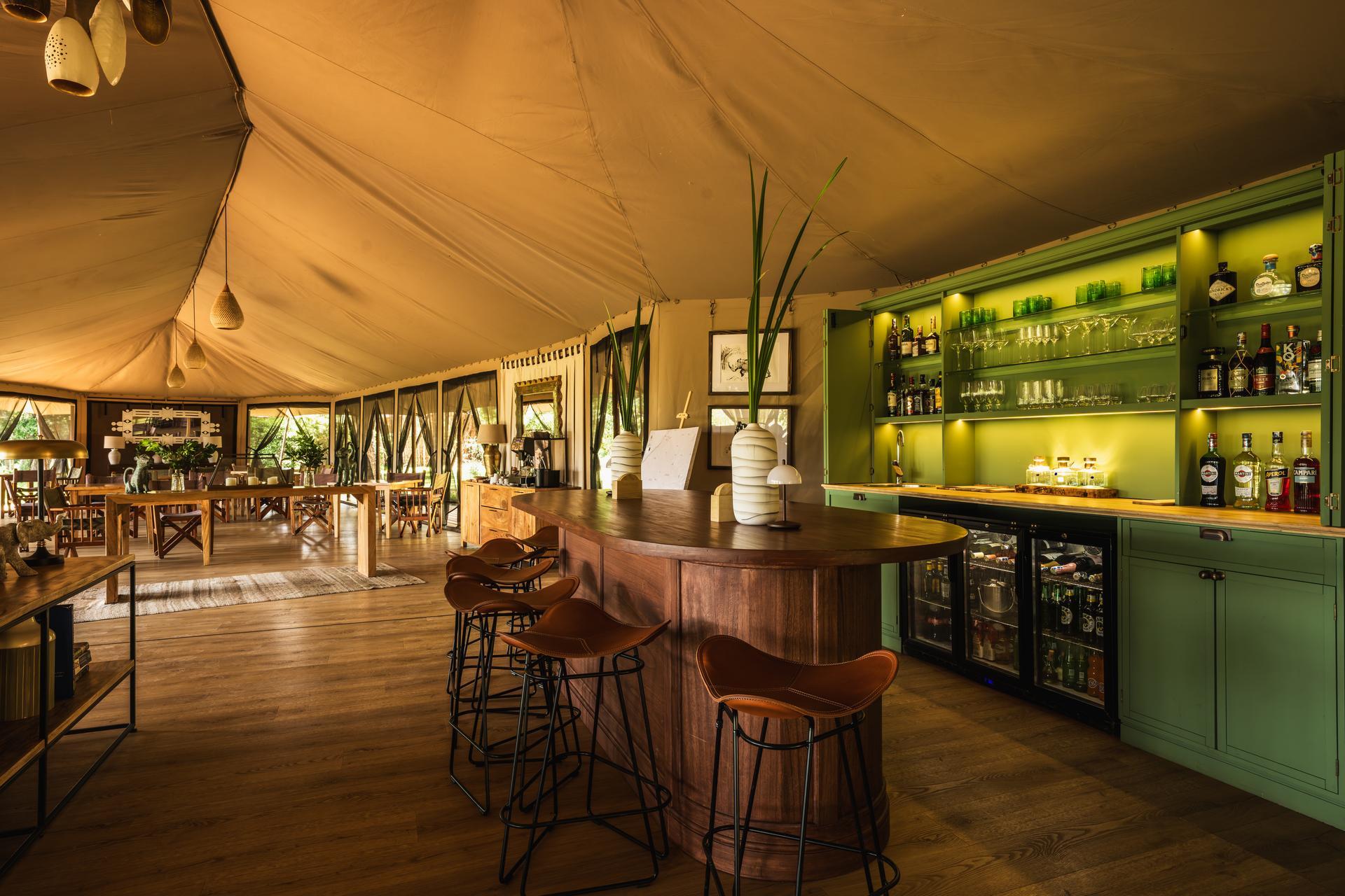 Wilderness Mara Camp: Bar Wilderness Mara Camp: Bar