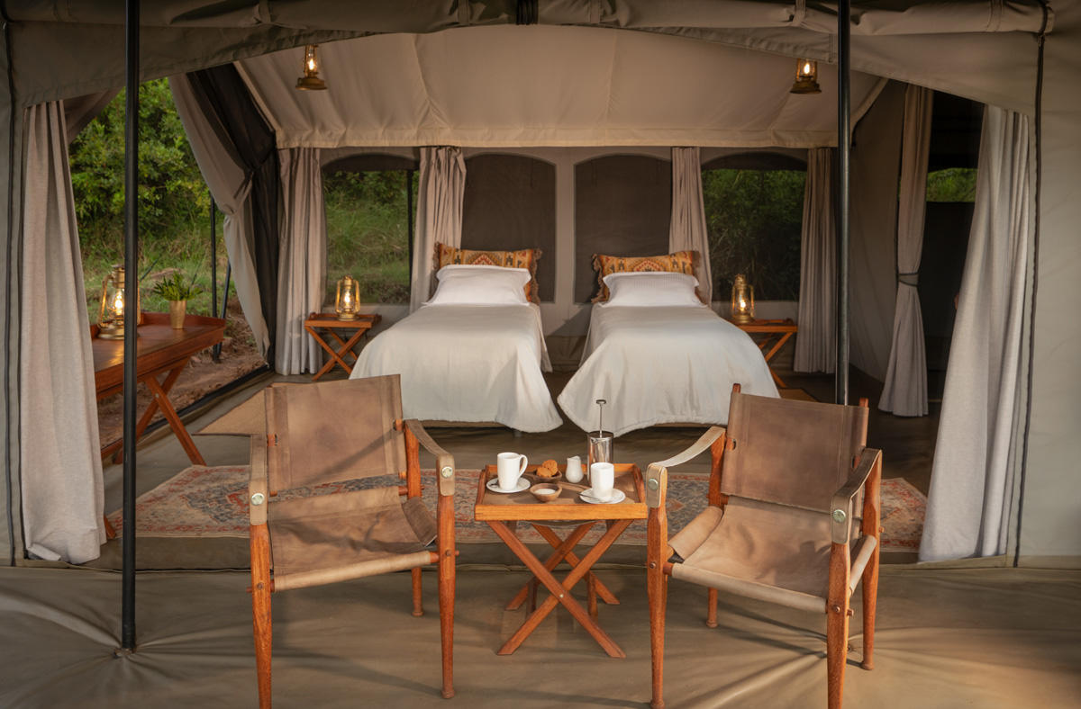 Basecamp Wilderness: Gästeterrasse