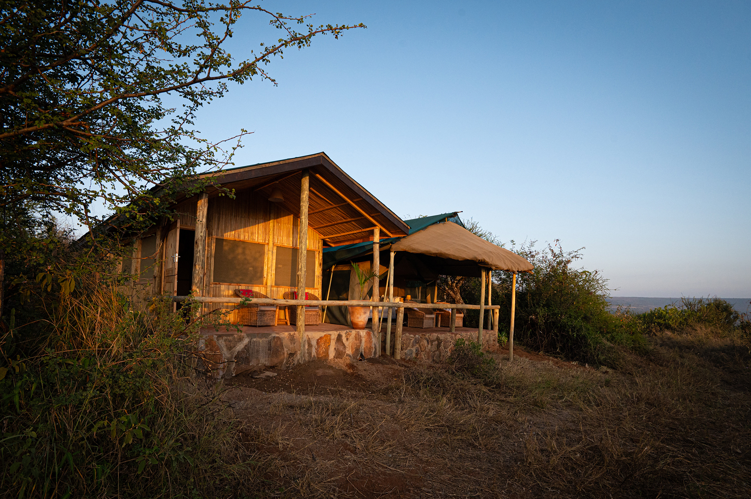 Laikipia Wilderness Main Camp: Das Familien Zelt