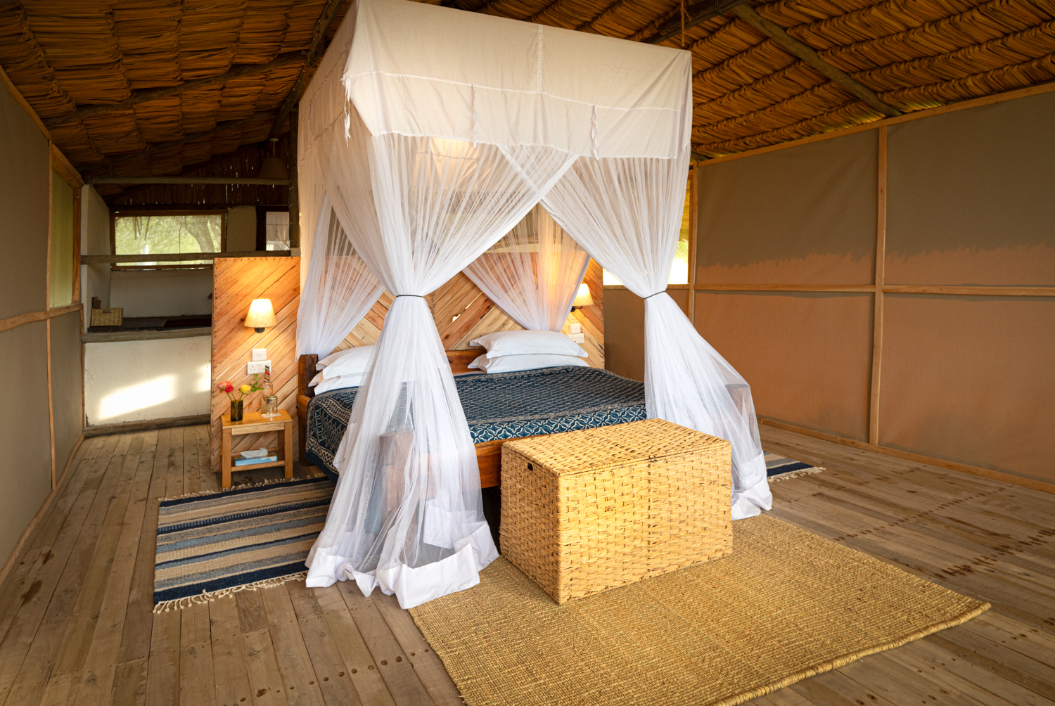 Laikipia Wilderness Palm Camp: Doppelbett