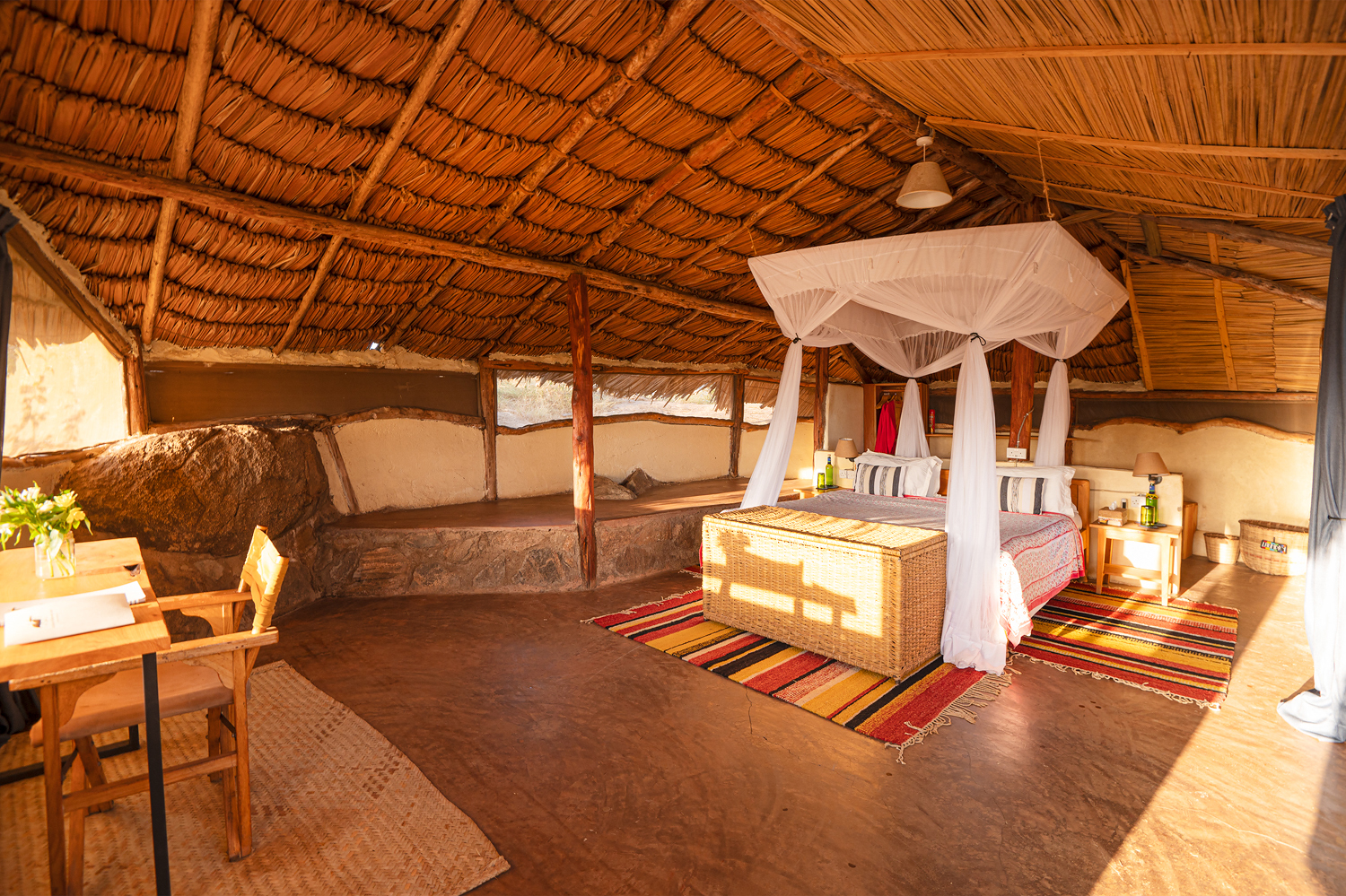 Laikipia Wilderness River Camp: Blick ins Zelt