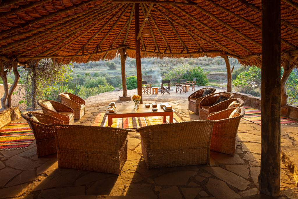 Laikipia Wilderness River Camp: Blick aus der Lounge