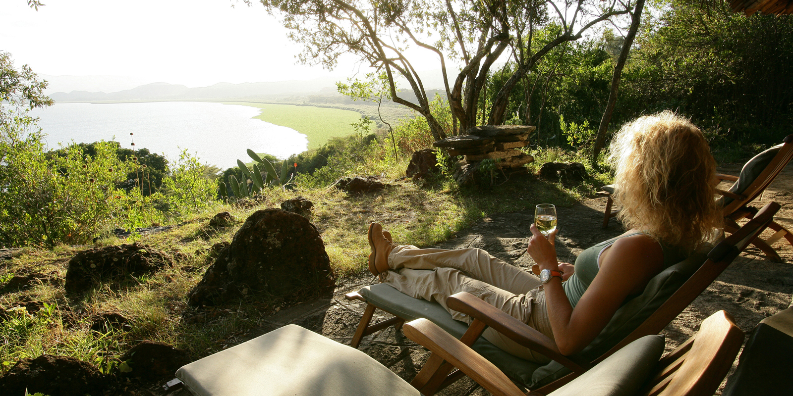 Afrika, Kenia, Loldia, Loldia House, Naivasha See