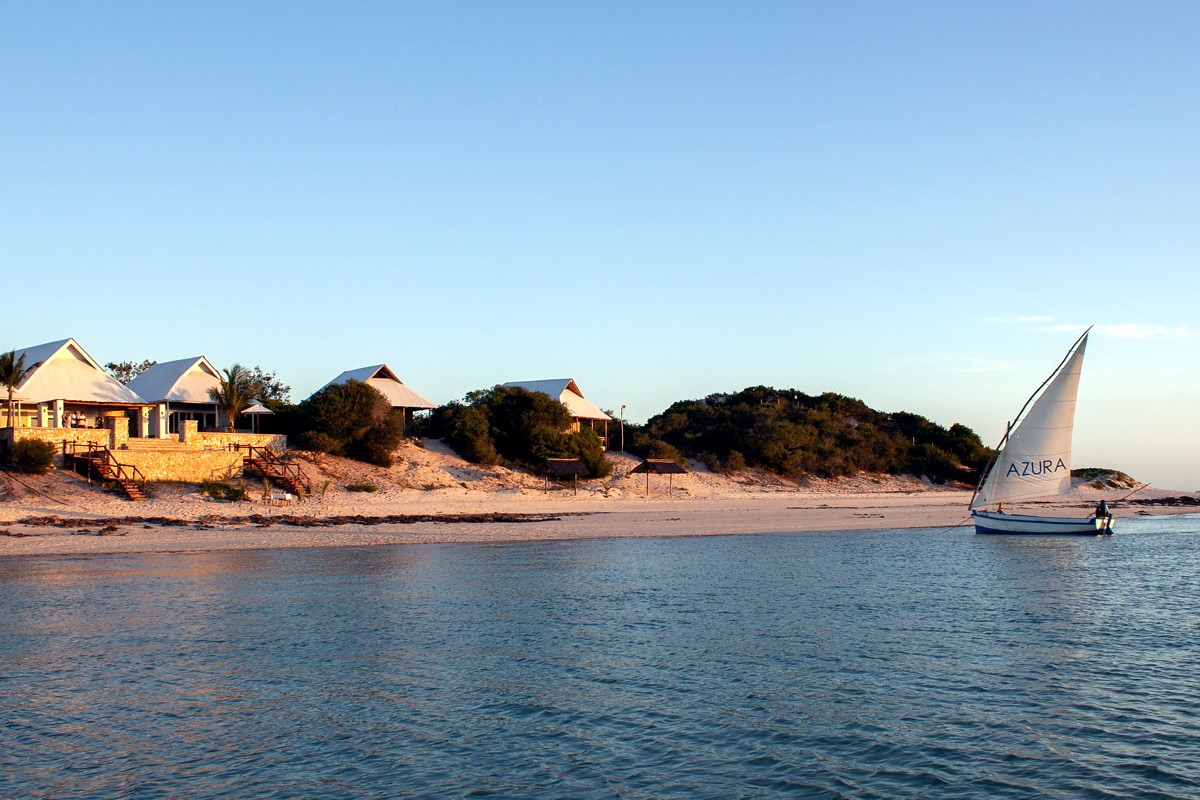 Azura Marlin Beach: Dhow vor der Lodge
