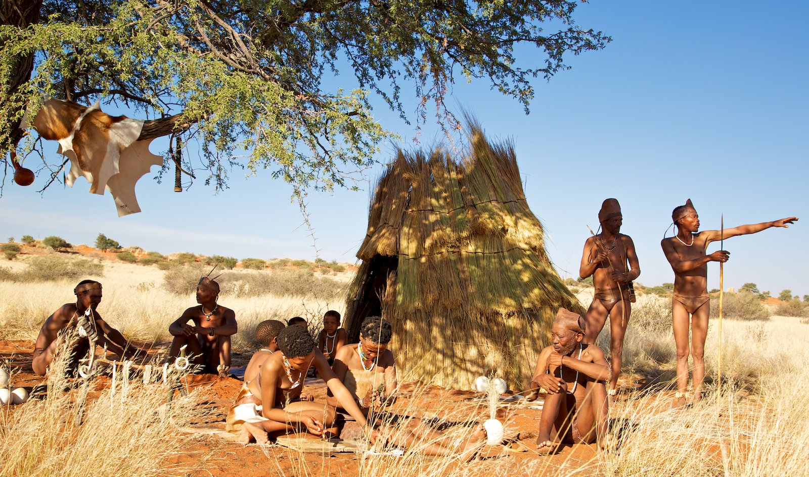 Bagatelle Kalahari Game Ranch: Ein Dorf der San Bushman