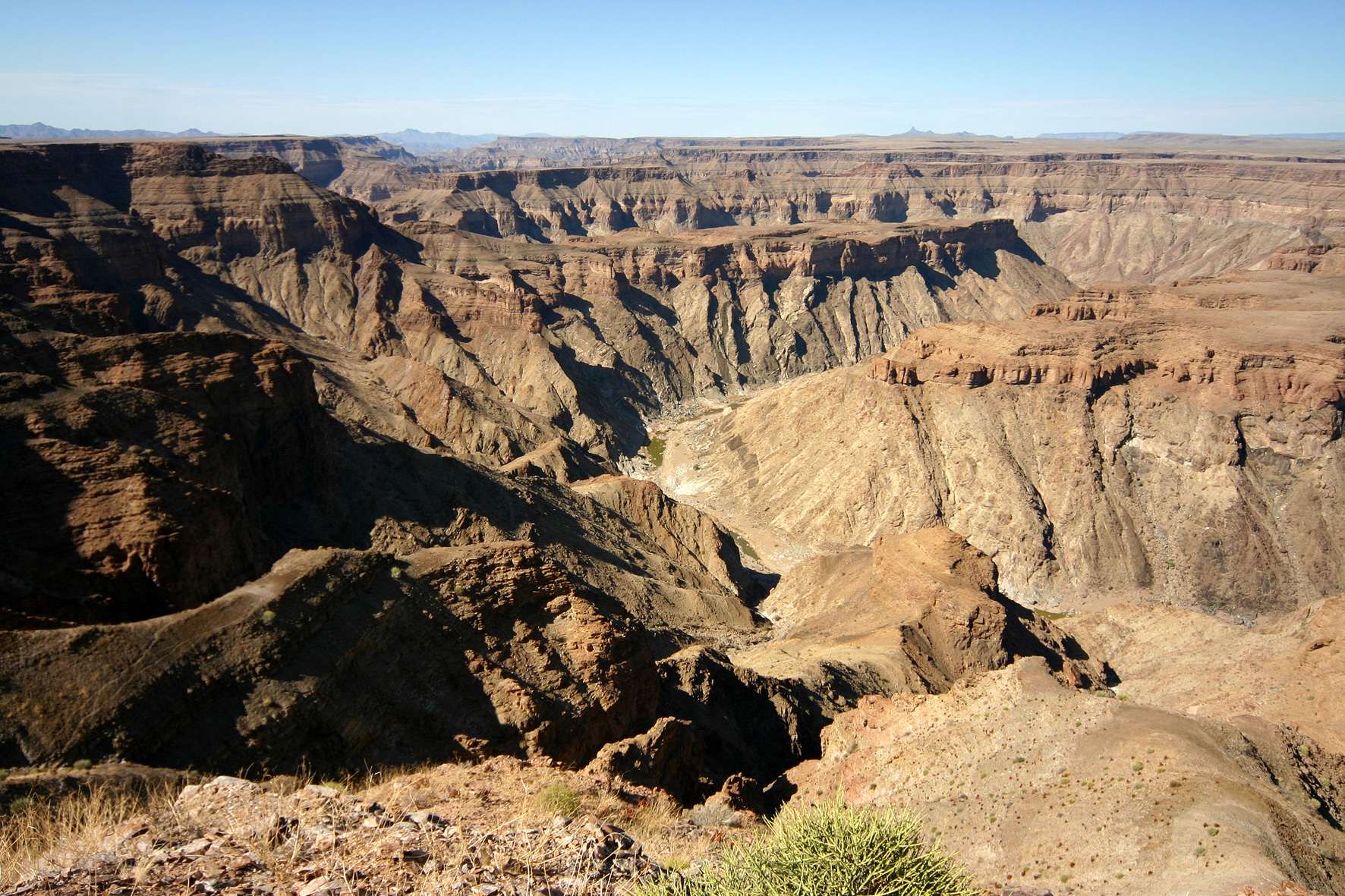 Canyon Lodge: Ausblick über den gigantischen Fish River Canyon