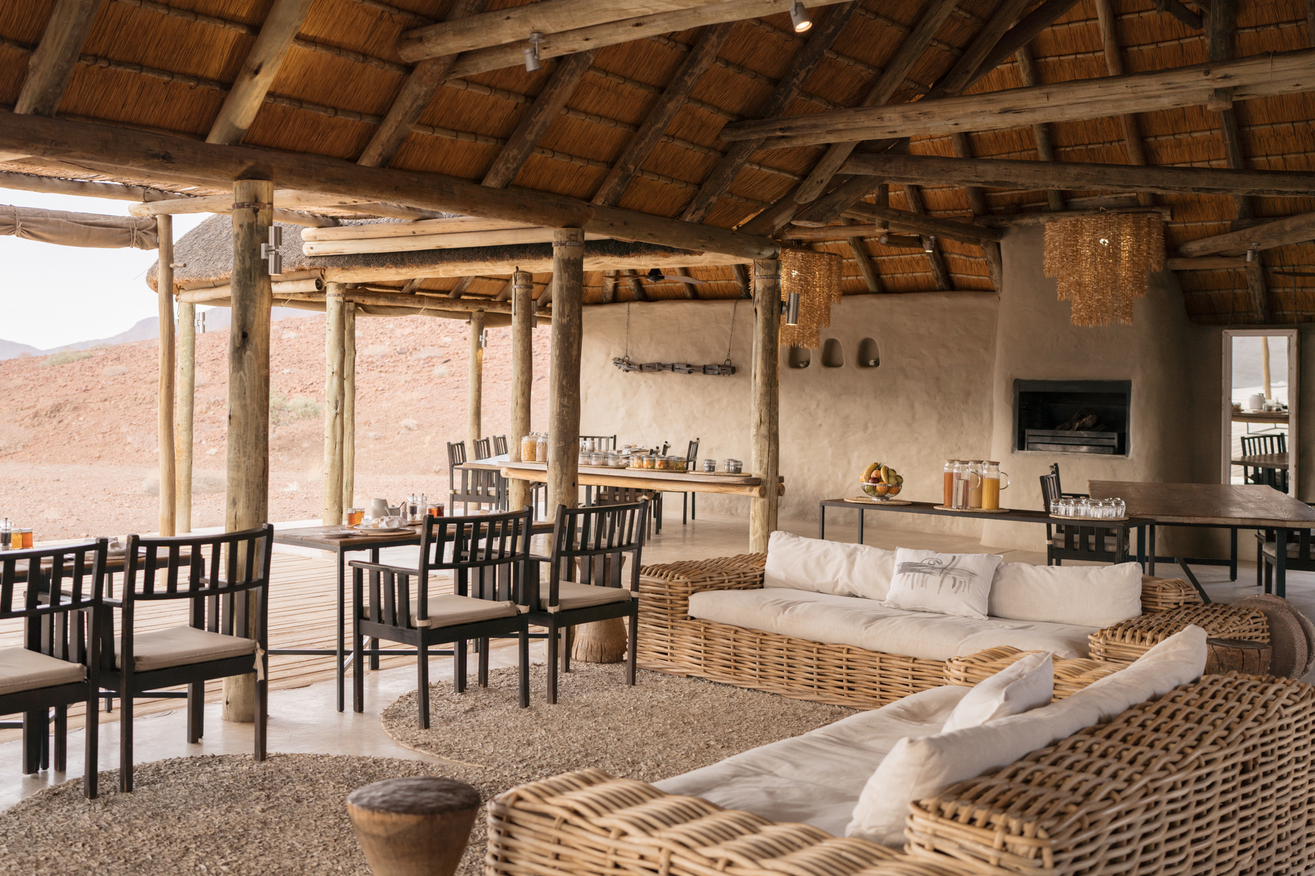 Damaraland Camp: Blick hinein Damaraland Camp: Blick hinein