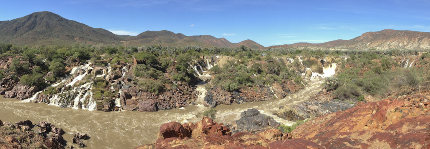 Epupa Falls, Epupa Falls Lodge, Kaokoland, Kunene River, Berge, Flusslauf, Afrikarma, Afrikarma Safaris, Afrikarma Safaris – Wildnis. Hautnah., afrikarma.de