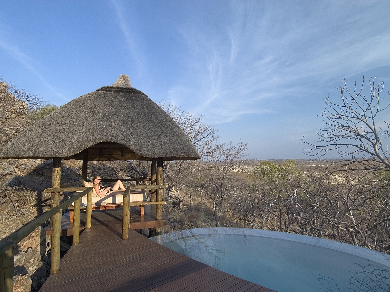 Etosha Nationalpark, Etoshapfanne, Little Ongava, Ongava Private Game Reserve, Pavillon, Sala, Rhino Protection Program