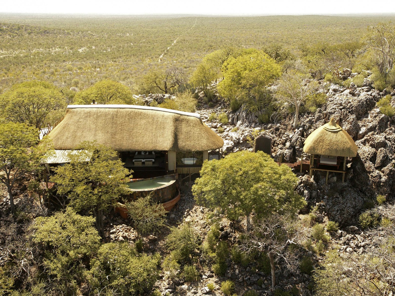 Little Ongava: Blick auf eine Gästesuite