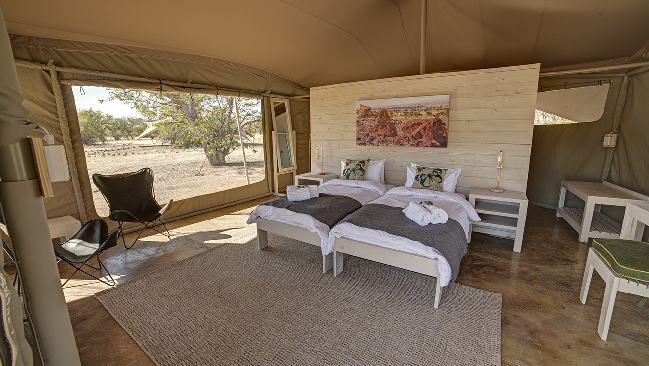 Malansrus Tented Camp: Das Interieur des Zeltes