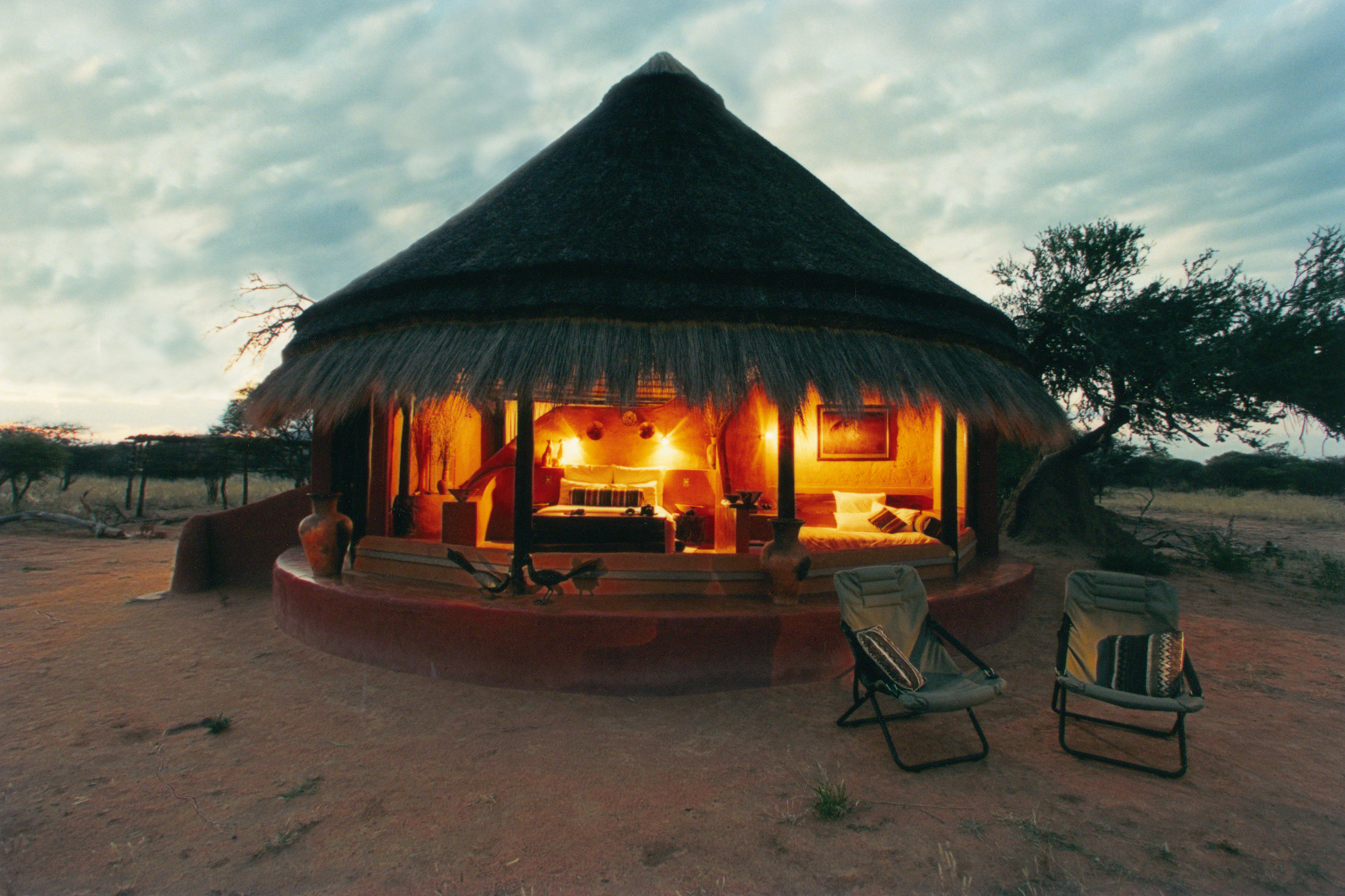 Okonjima Bush Camp: Chalet-Ansicht