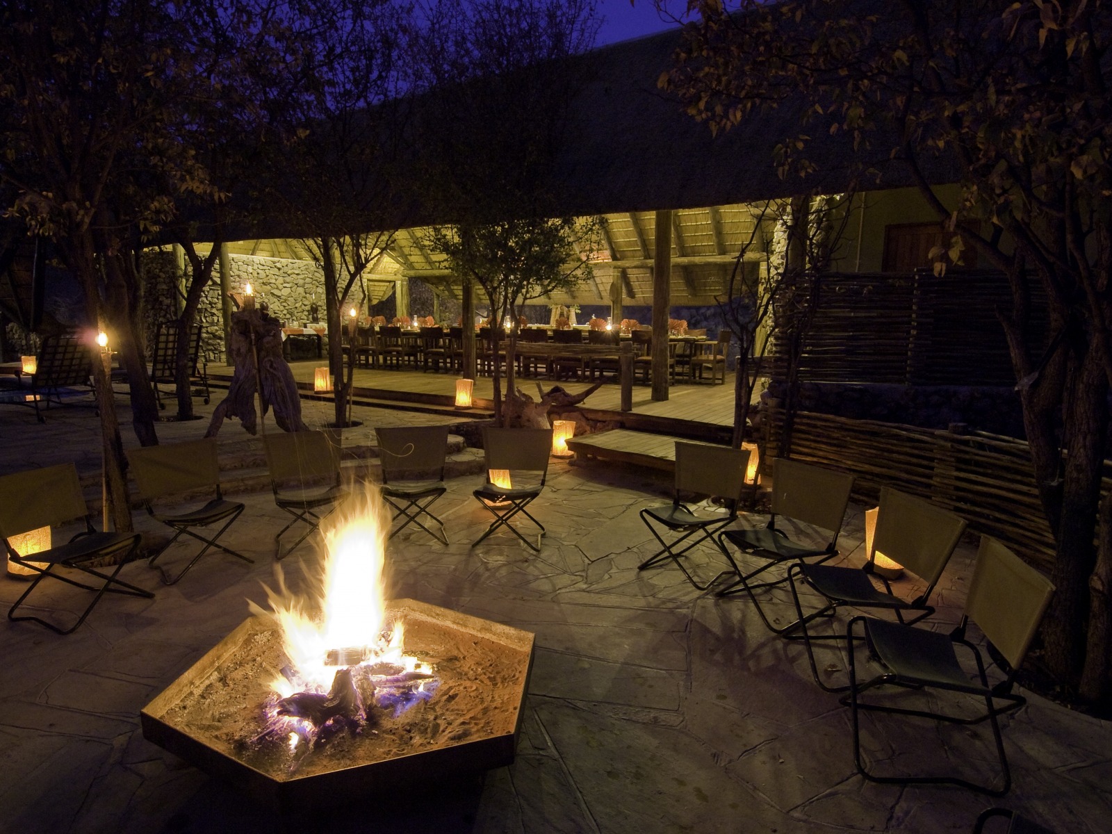 Ongava Tented Camp: Lagerfeuer