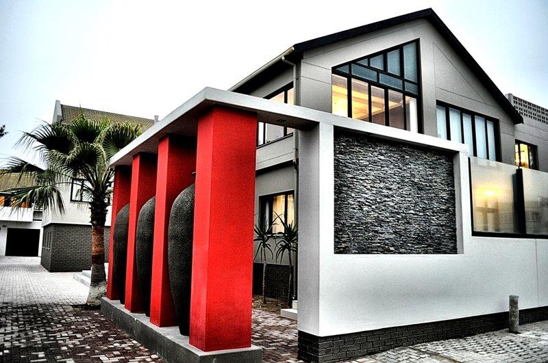 Hotel, Küste, Namibia, Swakopmund, Swakopmund Sands, Außenansicht, Fassade, Gesamtansicht, Afrikarma, Afrikarma Safaris, Afrikarma.de, Swakopmund Sands Hotel