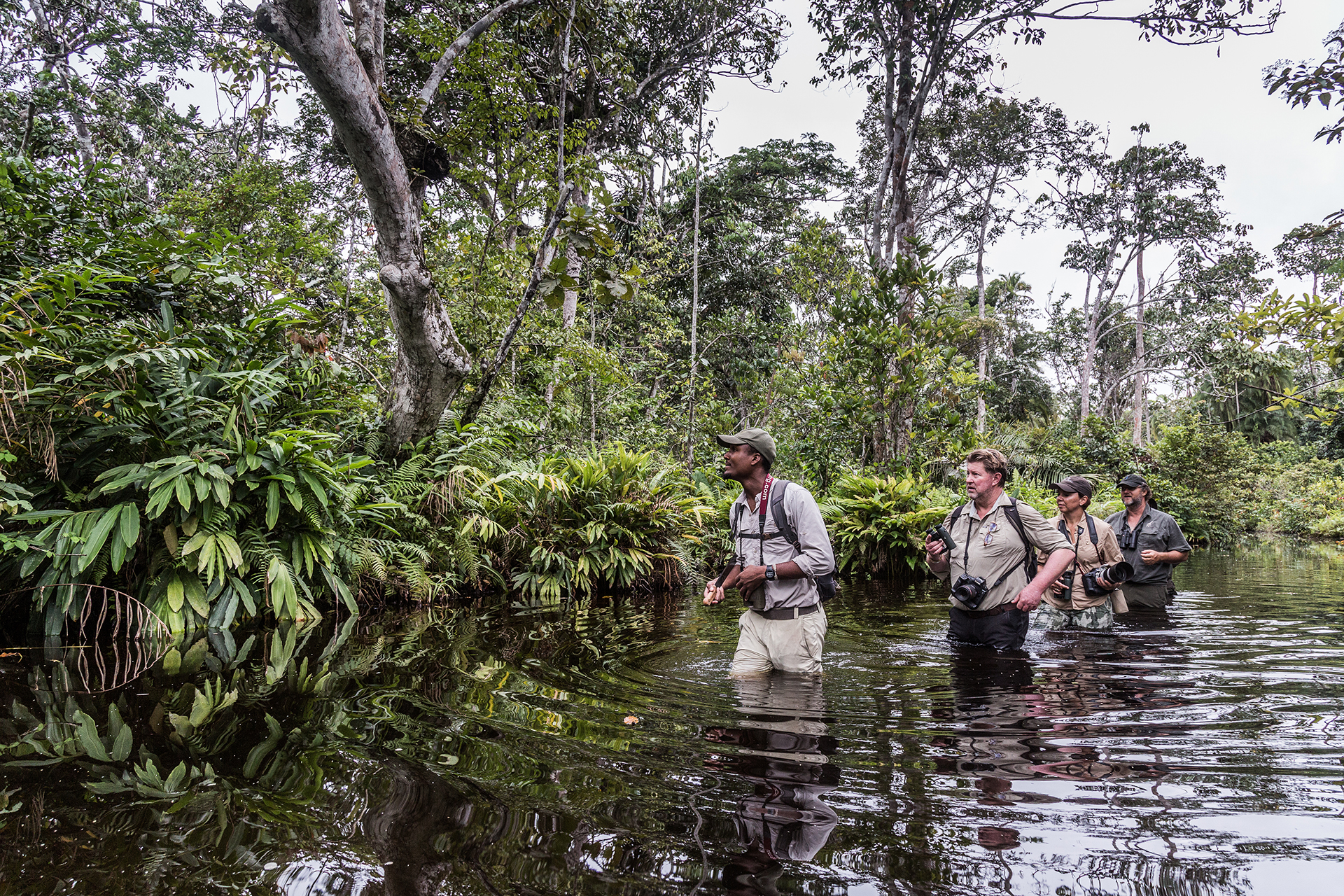 Lango Camp: Wading Safari