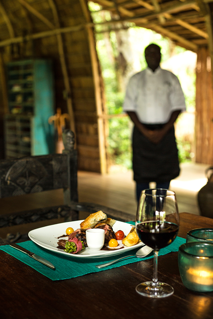 Ngaga Camp: Hervorragende Küche in der Wildnis