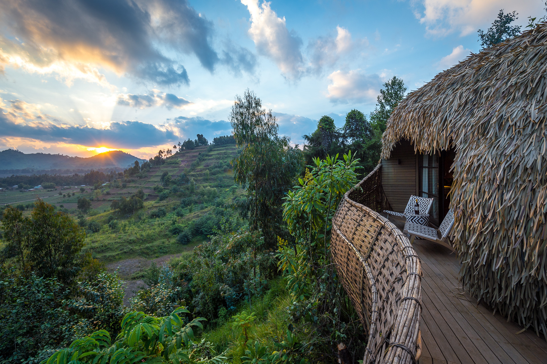 Bisate Lodge: Villa Aussicht Bisate Lodge: Villa Aussicht