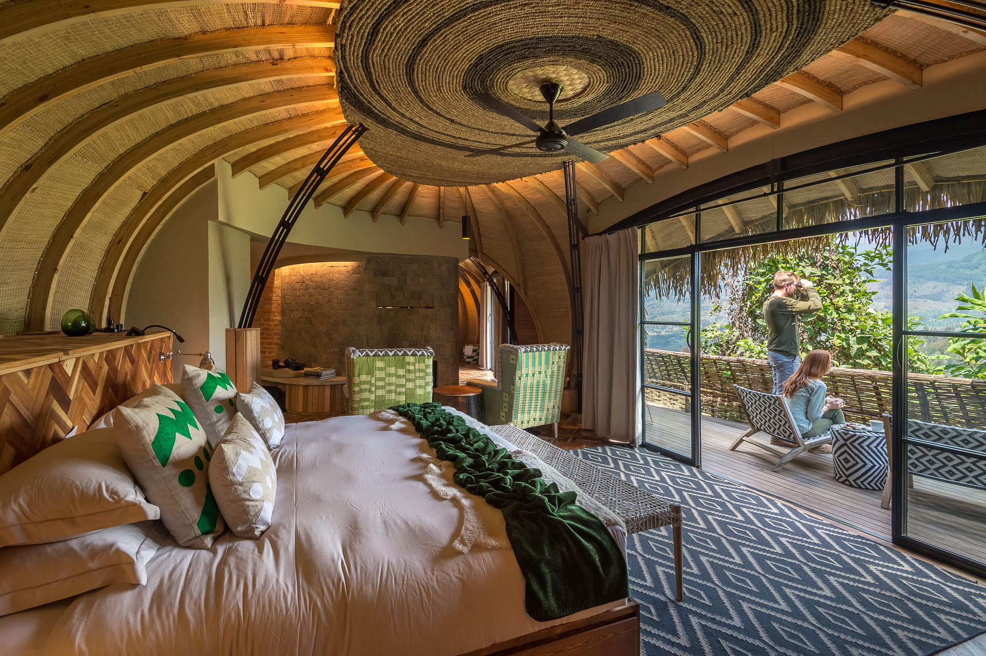 Bisate Lodge: Villa Blick hinaus