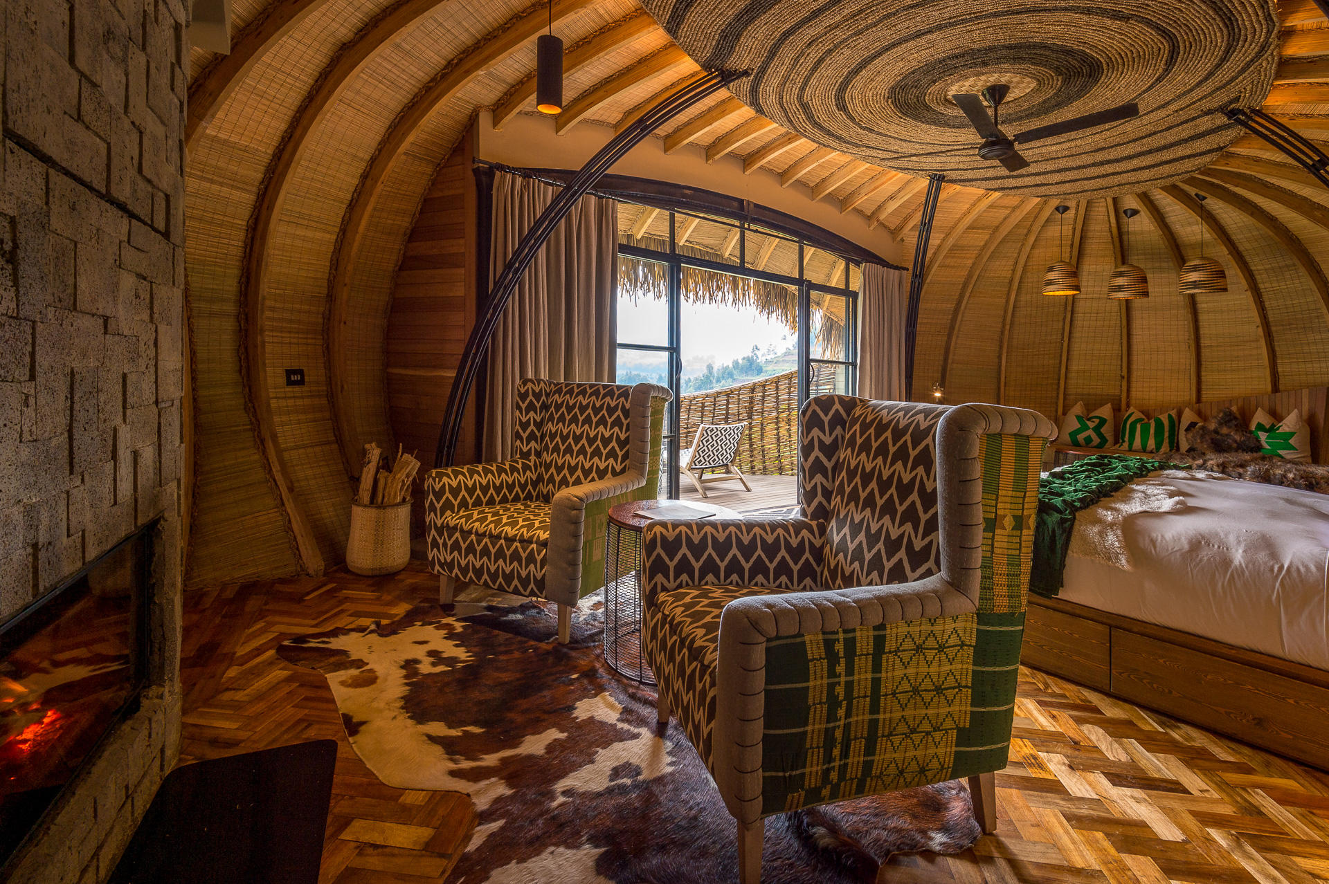 Bisate Lodge: Villa Innenraum Bisate Lodge: Villa Innenraum