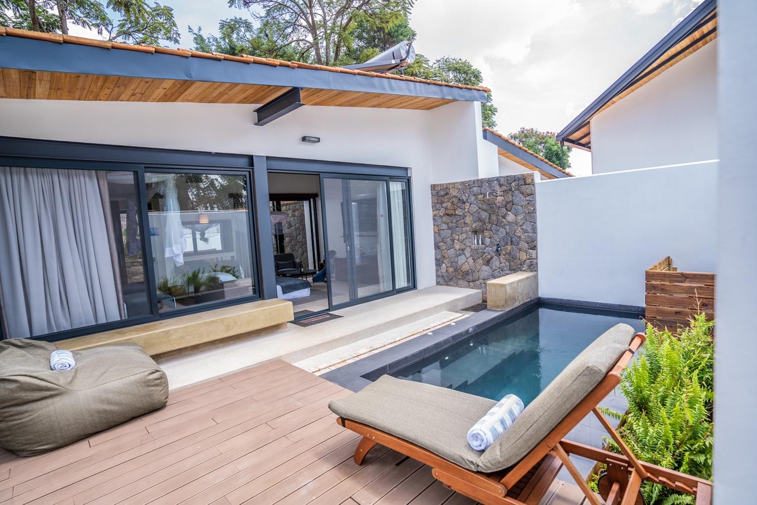 The Retreat Hotel: Luxury Pool Villa Terrasse