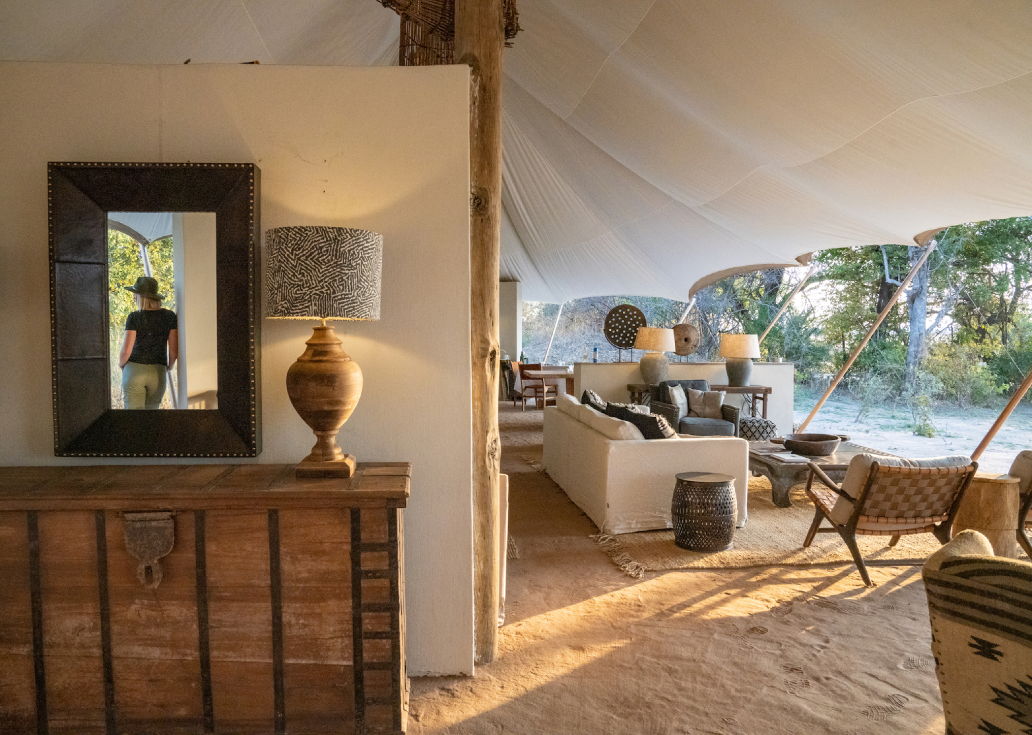 Chisa Busanga Camp: Gemütliche Lounge