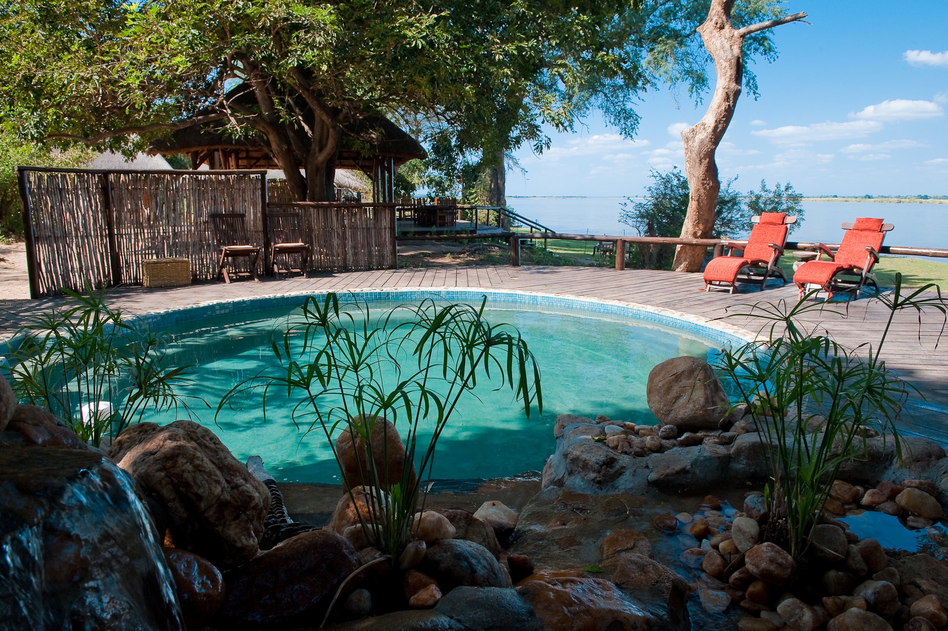 Chiawa Camp, Kanusafari, Lower Zambezi National Park, Sambesi, Sandbank, Walking Safari, Zambezi, Liegestuhl, Plunge Pool, Unteres Sambesi-Tal