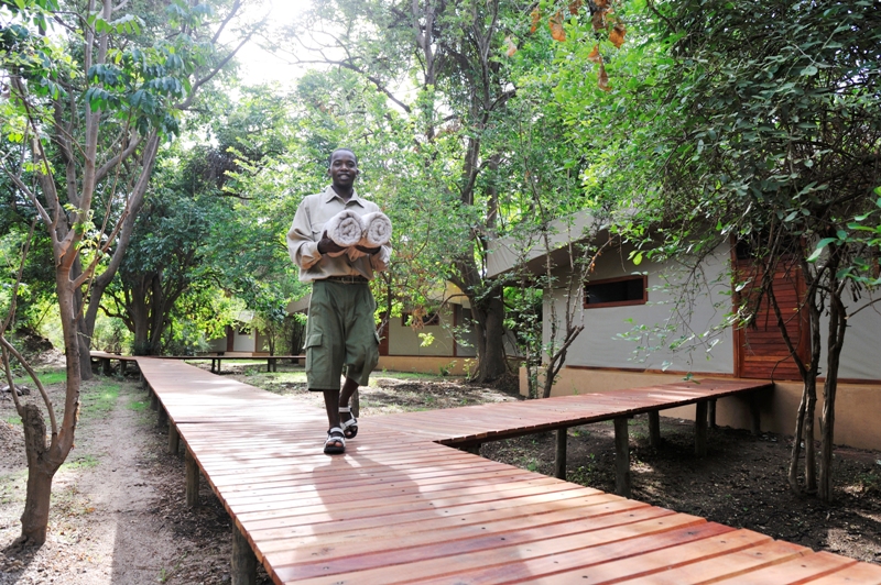 Kanu-Safari, Lower Zambezi National Park, Potato Bush Camp, Sambesi, Zambezi, Steg, Afrikarma, Afrikarma Safaris, Afrikarma.de