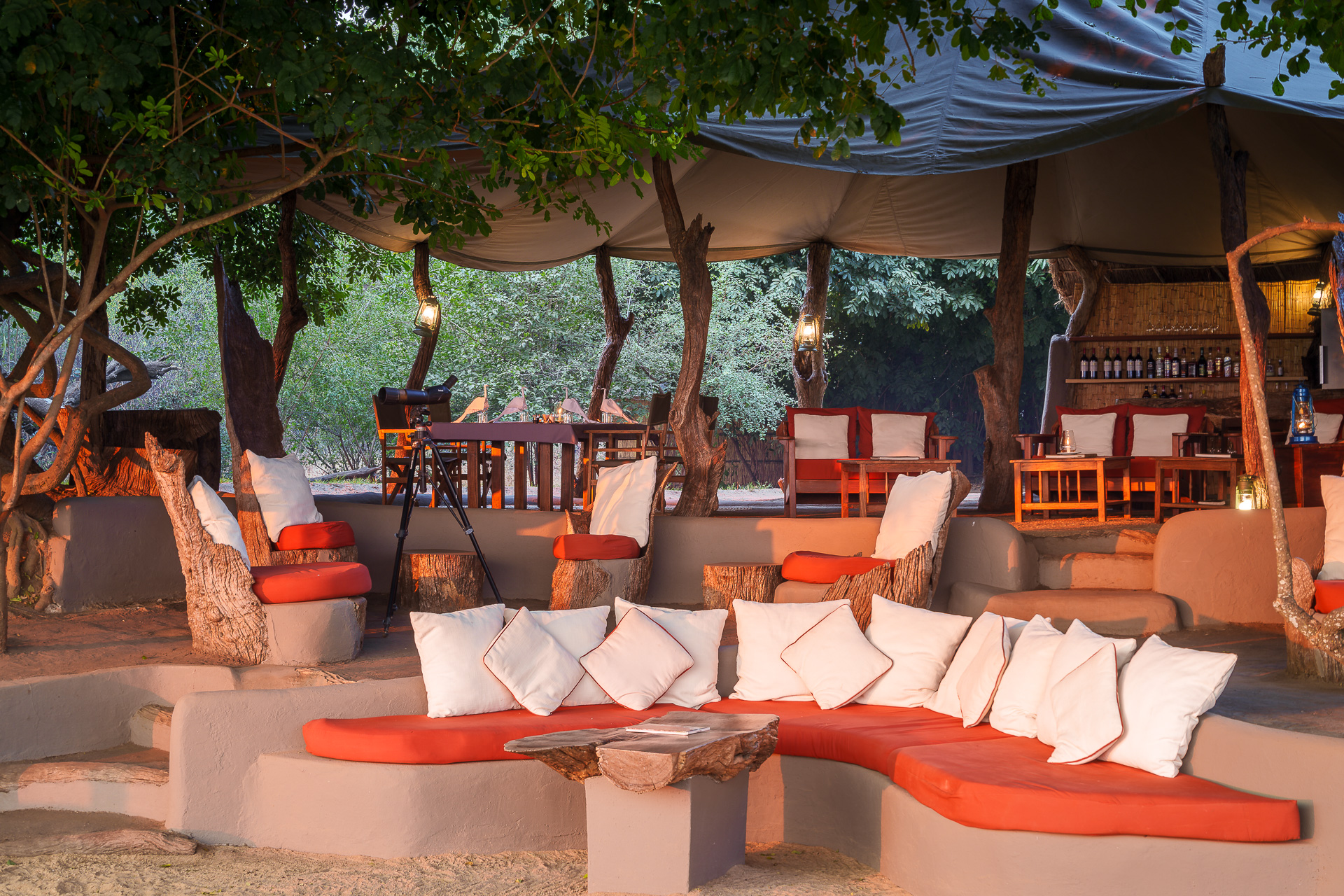 Tena Tena Camp: Loungebereich