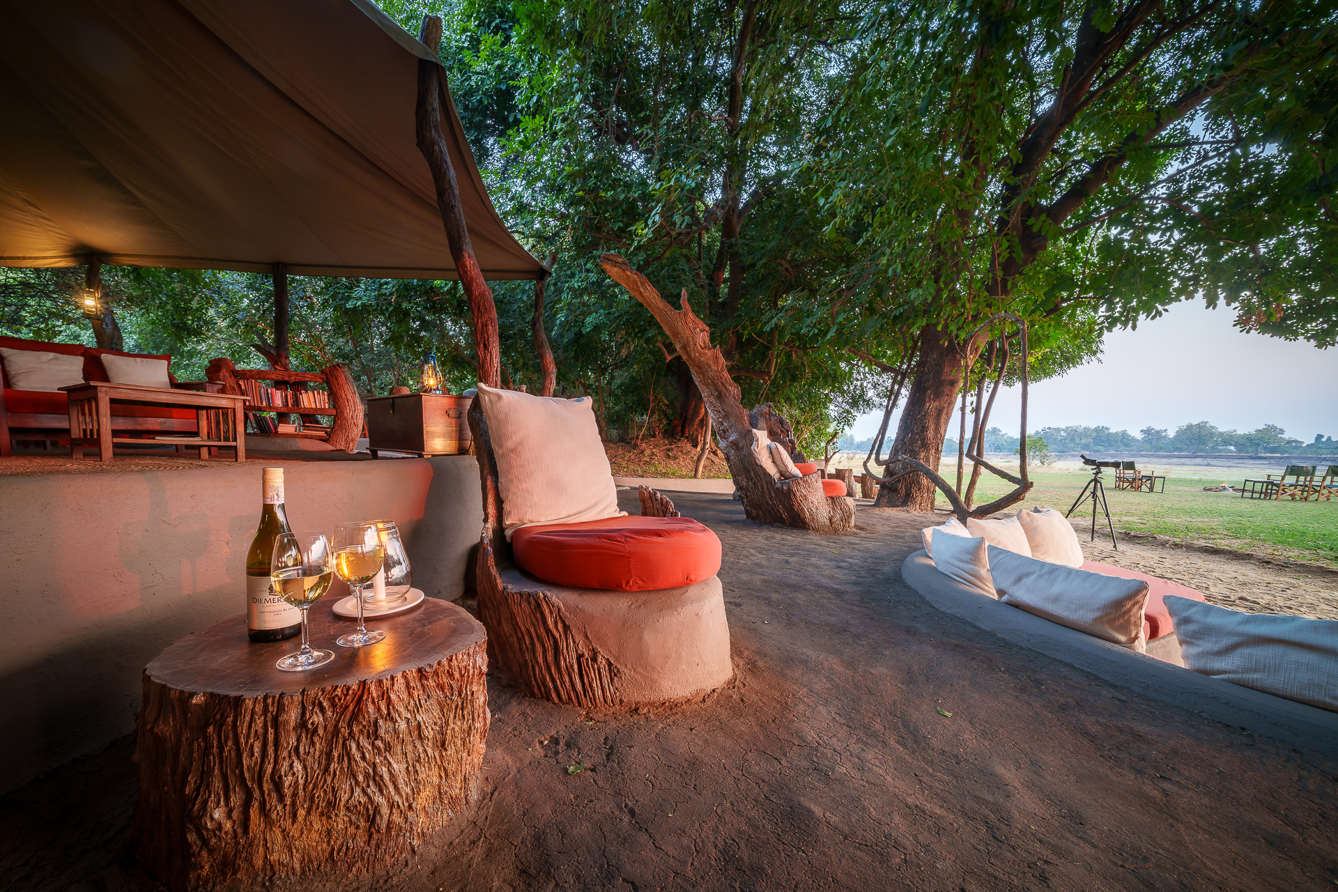 Tena Tena Camp: Wein mit Aussicht