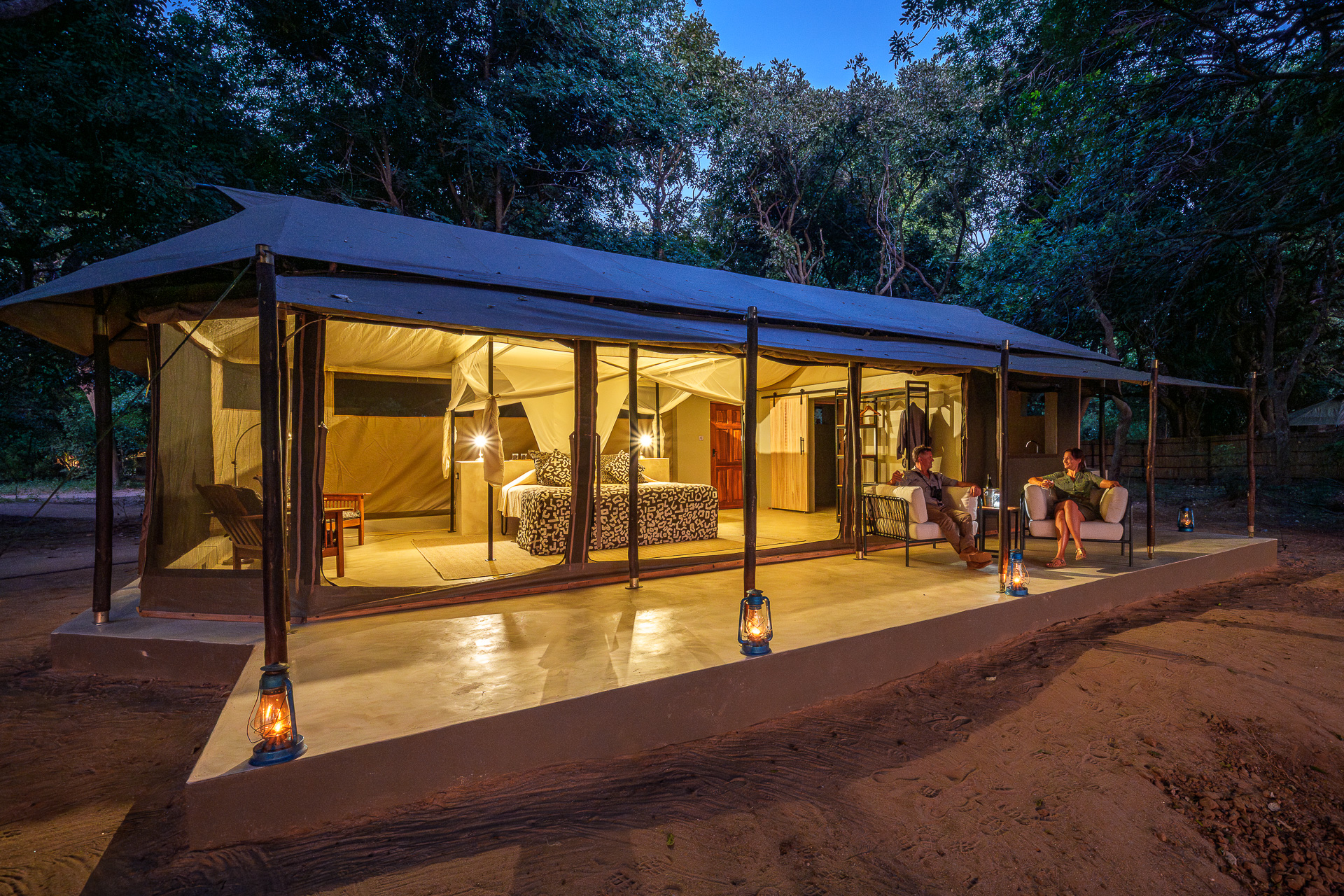 Tena Tena Camp: Blick in die Zeltsuite
