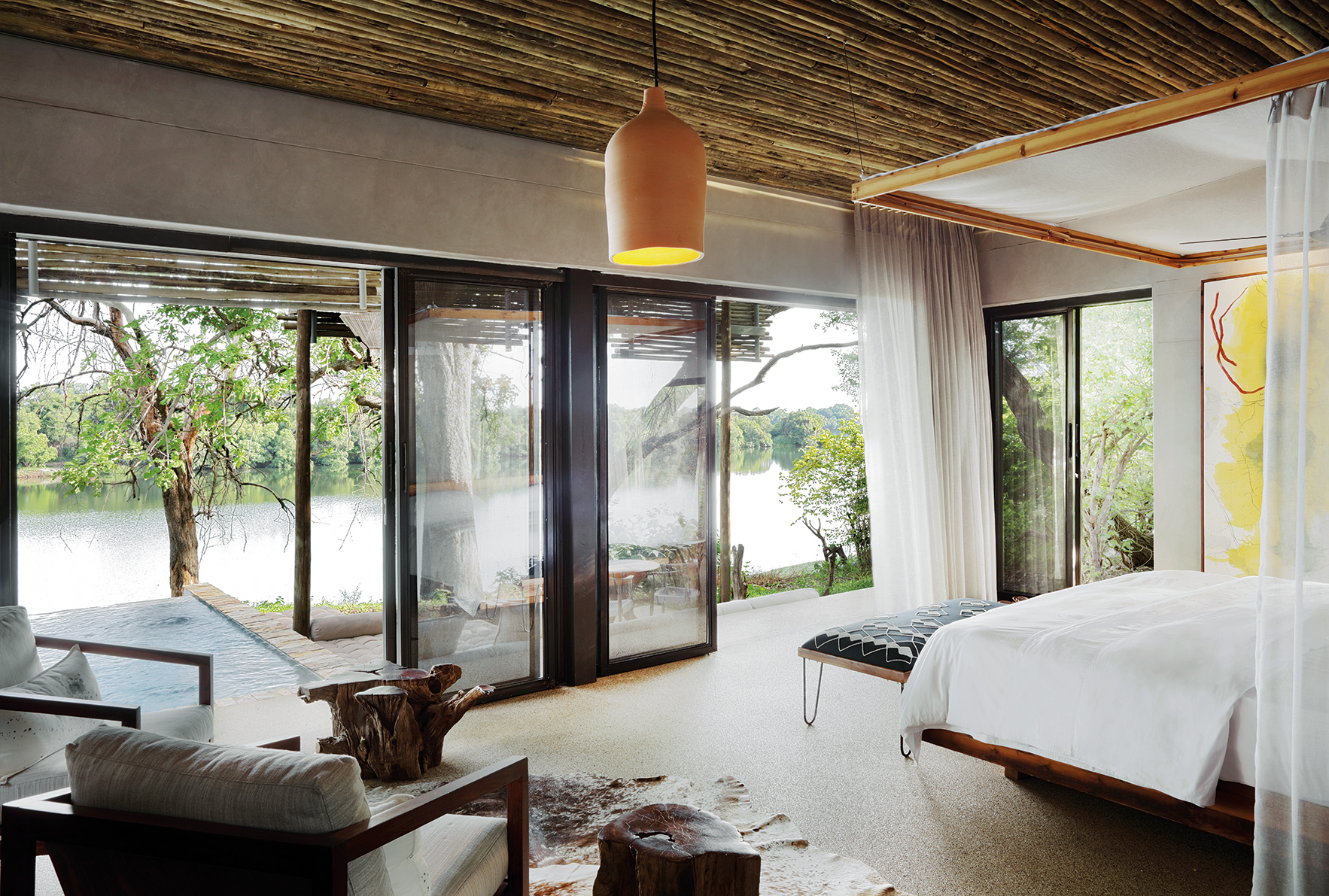 Matetsi Victoria Falls: Suite mit Aussicht auf den Sambesi Matetsi Victoria Falls: Suite mit Aussicht auf den Sambesi