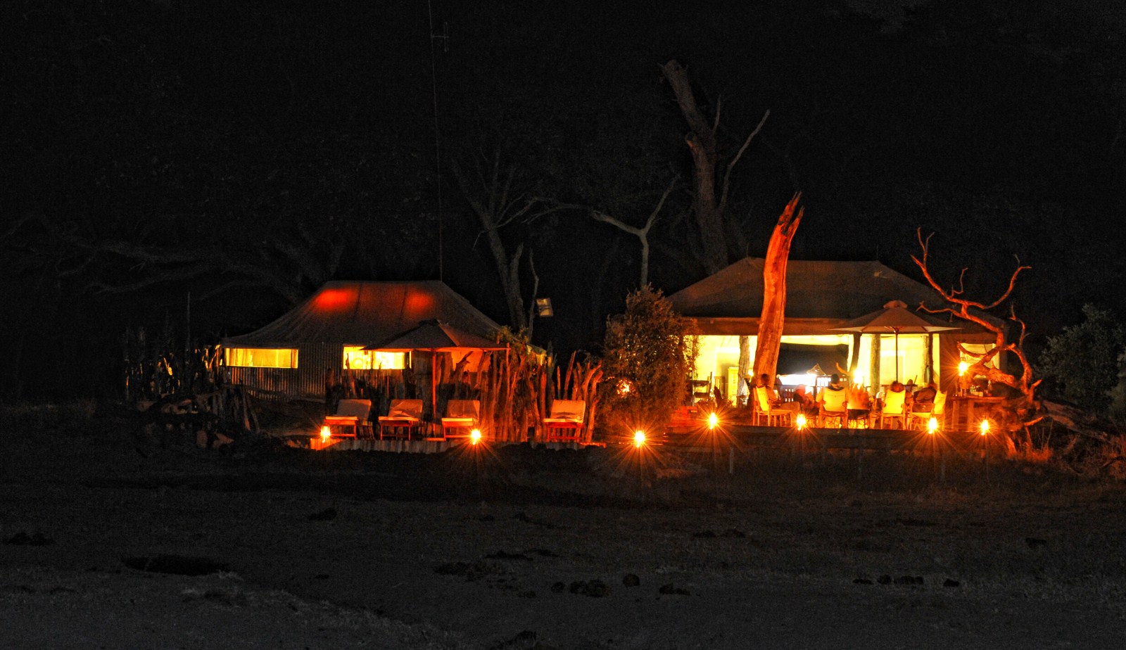 Elefanten, Gesamtansicht, Hwange National Park, Somalisa, Somalisa Camp, African Bush Camps, Beks Ndlovu
