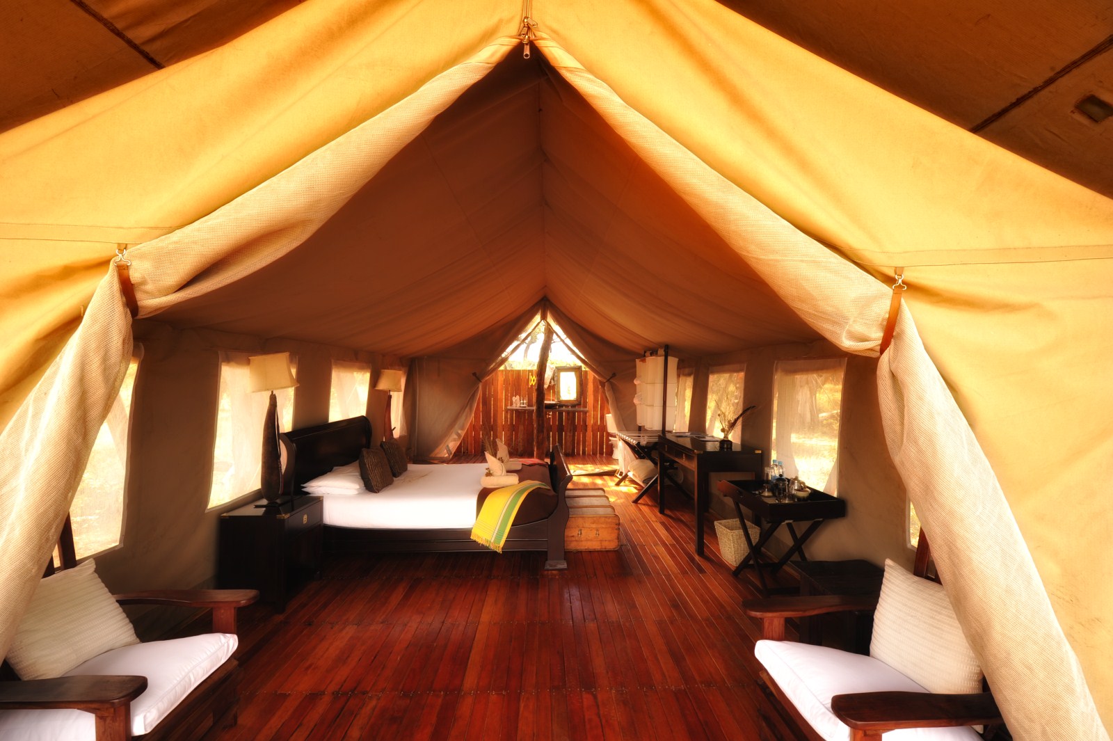 Elefanten, Gästezelt, Hwange National Park, Somalisa, Somalisa Camp, African Bush Camps, Beks Ndlovu